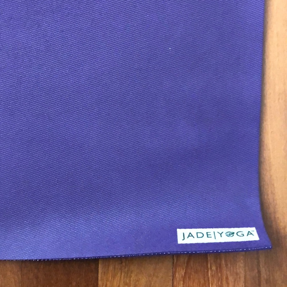 Dark purple JADE YOGA mat 68 inches long